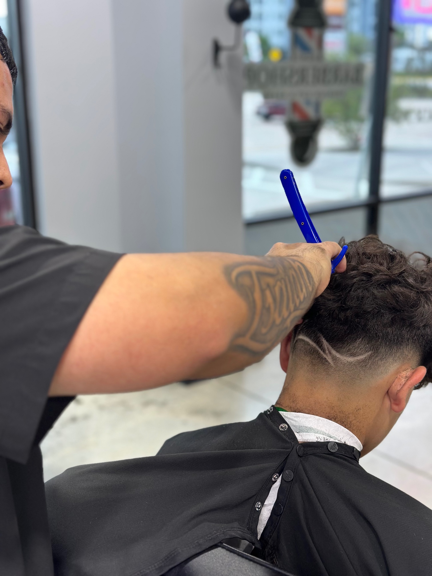 Rich's Barbershop work sample 1