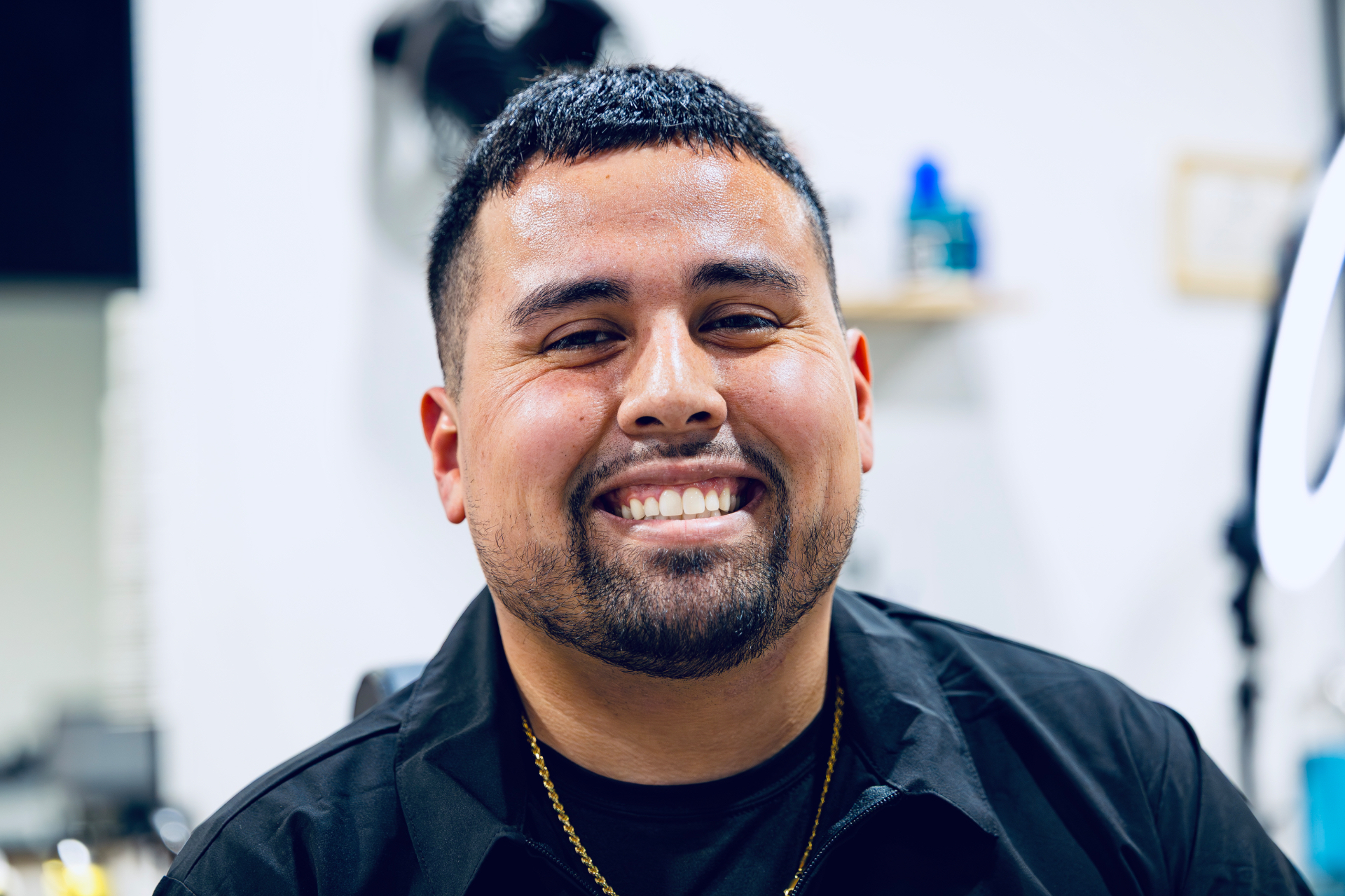 Rich L., barber at Rich's Barbershop